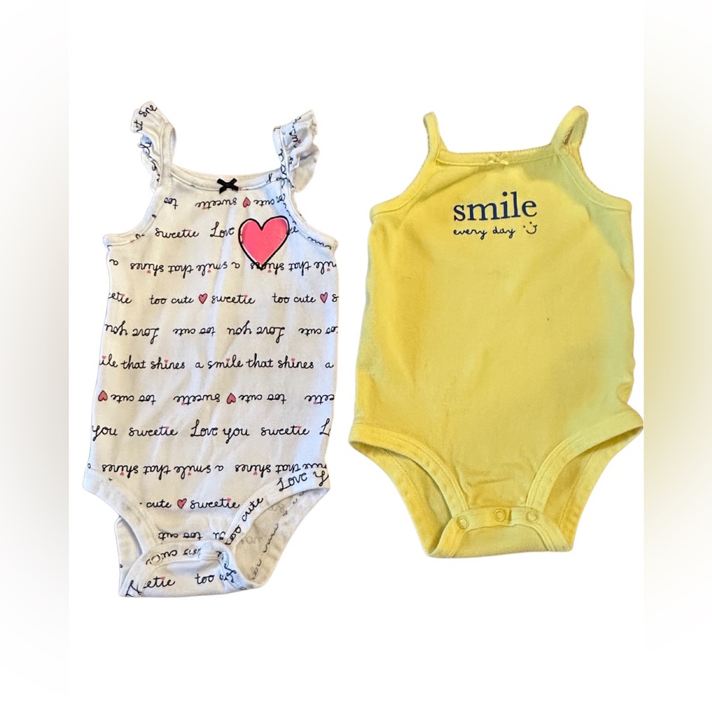 18 month Carter’s onesies - 2 pack!